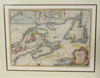 Item #M5550 A New Chart of the Coast of New England, Nova Scotia New France or Canada, with the...