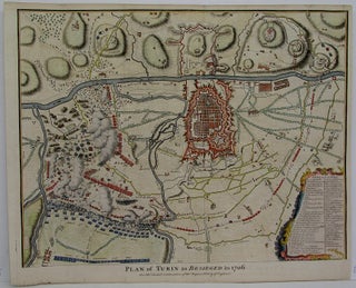 Item #M5572 Plan of Turin as Besieged in 1706. Nicolas Tindal