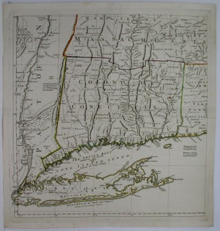 Item #M5573 A Map of the most Inhabited Part of New England Containing the Provinces of...