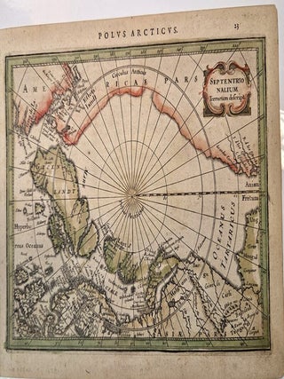 Item #M5603 Polus Arcticus. Septentrio Nalium Terrarum Descript. Johannes Janssonius, Mercator
