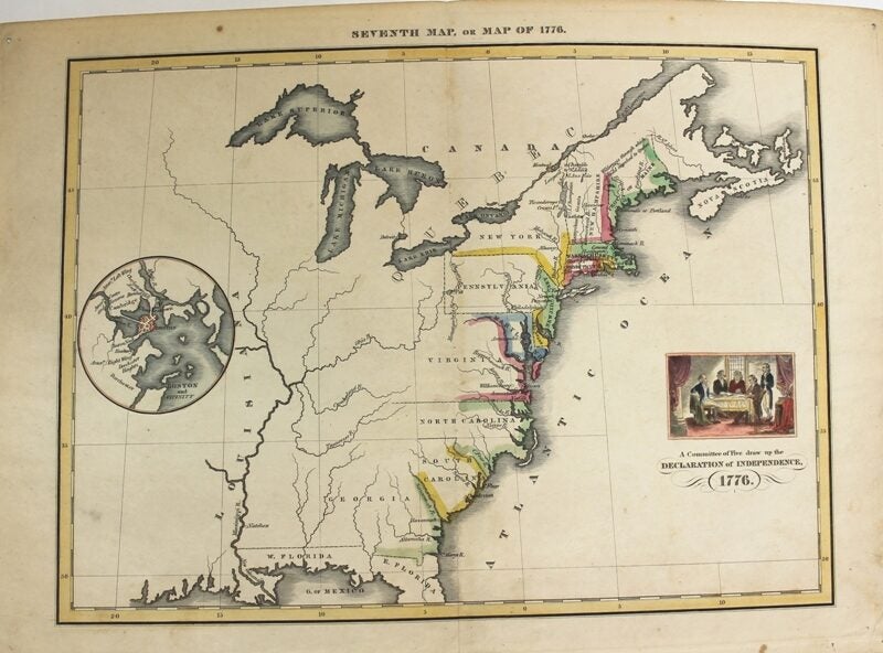 Seventh Map, or Map of 1776 | Emma Willard