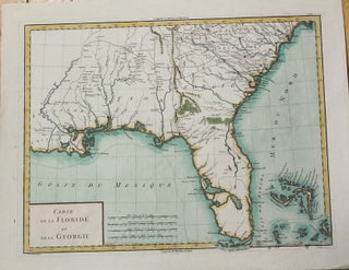 Item #M5632 Carte de la Floride et de la Georgie. P. F. Tardieu