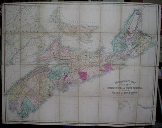 Item #M5650 Mackinlay's Map of the Province of Nova Scotia including Island of Cape Breton. W A....