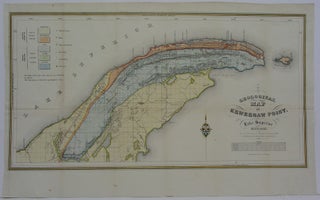 Item #M5699 Geological Map Keweenaw Point. J. O. Whitney J W. Foster