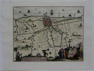 Item #M5728 A Mapp of Batavia with all its Forts. Moll