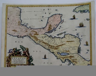 Item #M5790 Yucatan Conventus Iuridici Hispaniae Nove Pars Occidentalis et Guatimala. Blaeu, Mortier