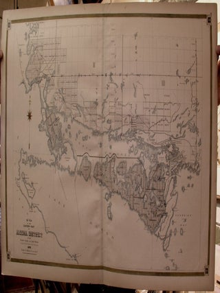 Item #M5792 Map of the Eastern part of Algoma district on the North shore of Lake Huron....