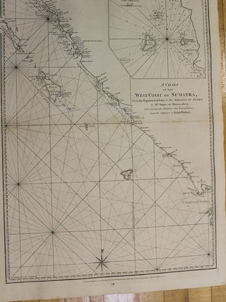 Item #M5866 A Chart of the West Coast of Sumatra, from the Equinoctial Line, to the Straits of...