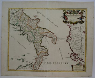 Item #M5869 Le Royaume de Naples divise en Douze Provinces. Jaillot
