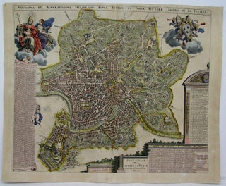Item #M5933 (Stolen)Novissima et Accuratissima Delineatio Romae Veteris et Novae Auctore. ....