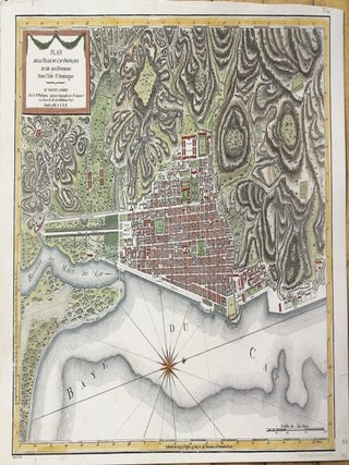 Item #M5980 Plan de la Ville du Cap Francois et de ses Environs dans l'Isle St. Domingue. Phelipeau