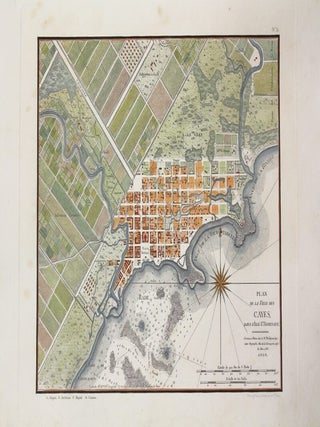 Item #M5989 Plan de la ville des Cayes dans l'Isle St. Domingue. Phelipeau
