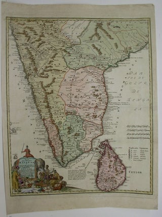 Item #M5992 Peninsula Indiae citra Gangem oc est. Orae Celeberrimae Malabar & Coromandel cum...