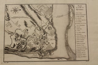 Item #M5994 Plan de la Ville de Quebec. J. N. Bellin