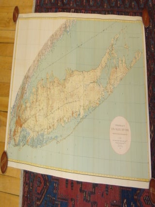 Item #M6008 Topographical Map of Long Island New York. US Geological Survey