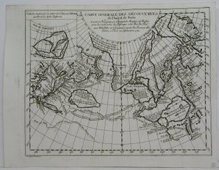 Item #M6262 Carte Generale des Decouvertes de l'amiral de Fonte et autres Navigateurs Espagnols...