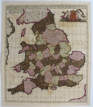 Item #M6274 Anglia Regnum in Omnes Suos Ducatus, Comitatus, et Provincias Divisum. F. de Wit