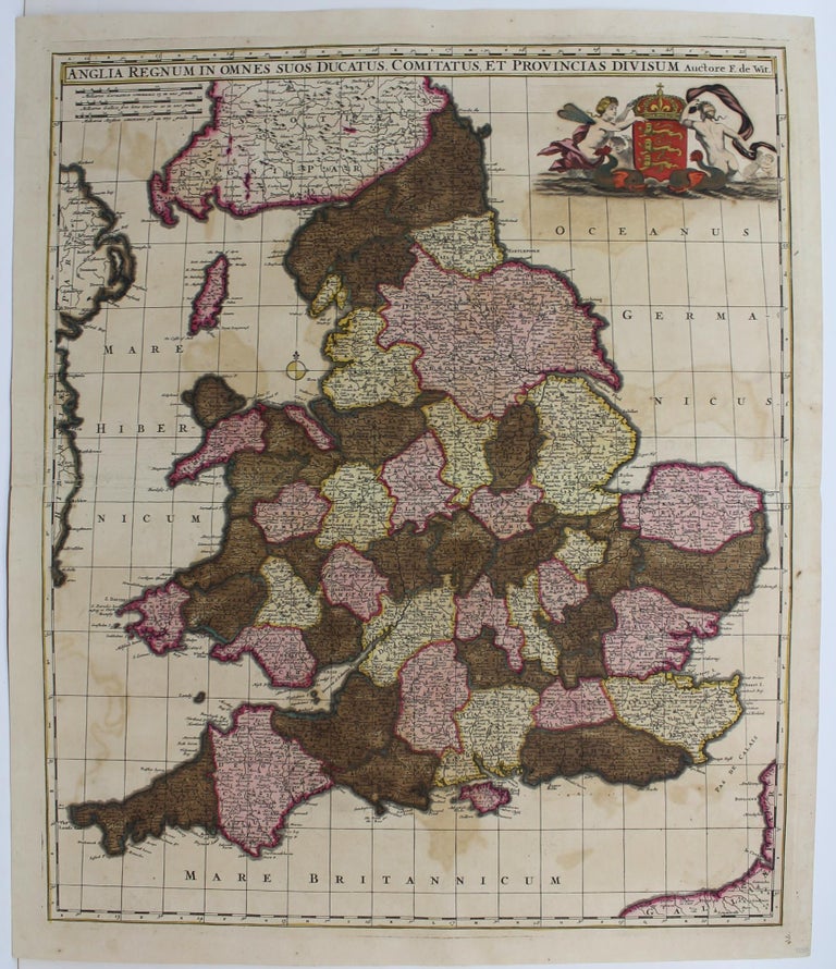 Item #M6274 Anglia Regnum in Omnes Suos Ducatus, Comitatus, et Provincias Divisum. F. de Wit.