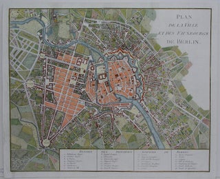 Item #M6381 Plan de la Ville et des Fauxbourgs de Berlin. Schmettau