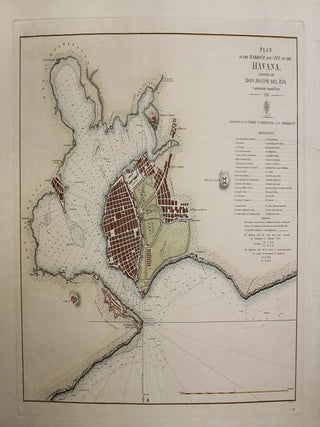 Item #M6443 Plan of the Harbour and City of the Havana. Don Joseph del Rio