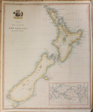 Item #M6491 Map of the Colony of New Zealand, From Official Documents. John Arrowsmith