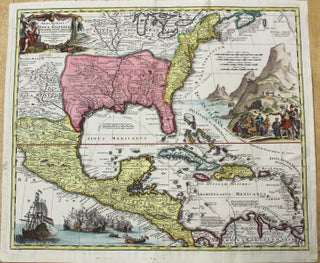 Item #M6511 Regni Mexicani seu Novae Hispaniae, Ludovicianae, N. Angliae, Carolinae, Virginiae et...