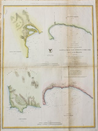 Item #M6548 J. No. 8 / Reconnaissance of the Harbors of Santa Cruz, San Simeon, Coxo and San Luis...