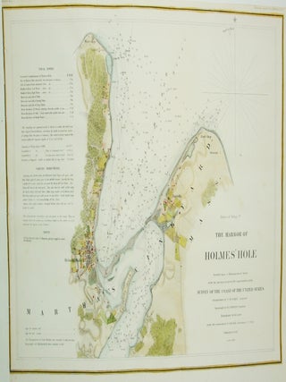 Item #M6571 The Harbor of Holmes' Hole. C M. Eakin, H L. Whiting, G S. Blake, A D. Bache
