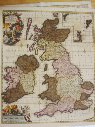 Item #M6649 Novissima prae caeteris aliis accuratissima Regnorum Angliae, Scotiae Hiberniae. De Wit