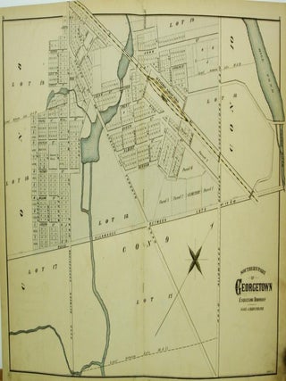 Item #M6711 Southern Part of Georgetown / Esquesing Township. J A. Pope