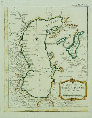 Item #M6728 Carte de la Mer Caspienne et ses Environs. Bellin