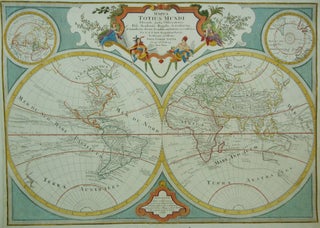Item #M6757 Mappa Totius Mundi Adornata juxta Observationes et nonnullorum aliorum, secundum...