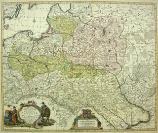 Item #M6761 Mappa Geographica ex novisimis observationibus repraesentans Regnum Poloniae et...