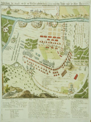 Item #M6878 Beschribung der Bataille, wie sie vor Warschau gestanden den 20/19 July Ao. 1656....