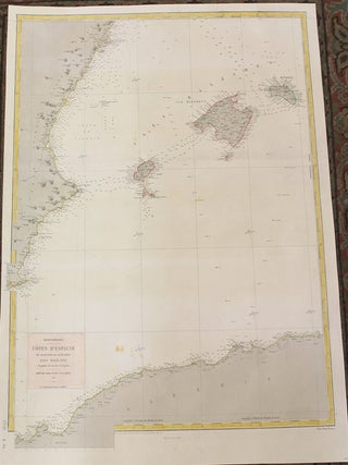 Item #M6915 Mediterranee / Cotes d'Espagne du Cap de Palos au Cap de Creux. / Iles Baleaires et...