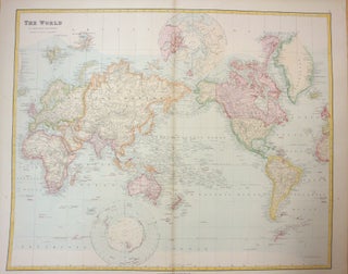 Item #M6924 The World on Mercator's projection. J. Arrowsmith