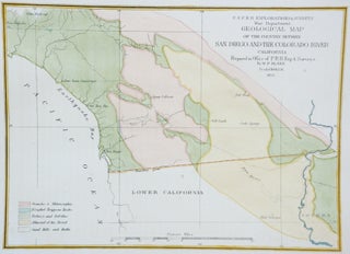 Item #M6992 U.S. P.R.R. Explorations & Surveys / War Department / Geological Map of the...