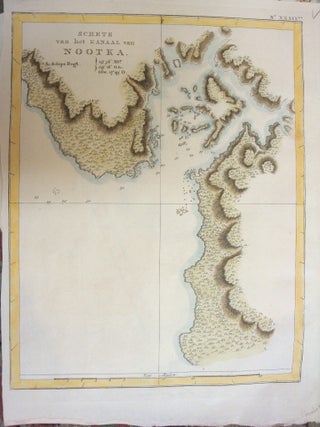 Item #M7010 Schets van het Kanaal van Nootka. Capt. J. Cook