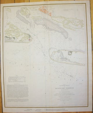 Item #M7192 Preliminary sketch of Beaufort Harbor North Carolina. A D. Bache