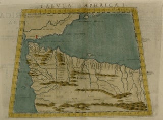 Item #M7258 Tabula Aphricae I / [verso:] Di Libia O Africa Tavola Prima. Ptolemy, Girolamo Ruscelli