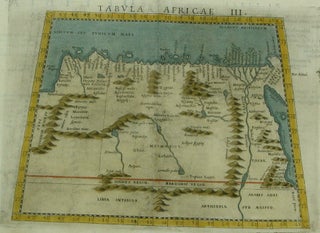Item #M7260 Tabula Africae III / Di Libia Tavola Terza. Ptolemy, Girolamo Ruscelli