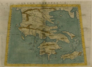 Item #M7266 Tabula Europae X / [verso:] D'Europa, Decima Tavola. Ptolemy, Girolamo Ruscelli