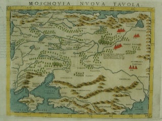 Item #M7269 Moschovia Nuova Tavola / [verso:] Moscovia secunda tavola nuova d'Asia. Ptolemy,...