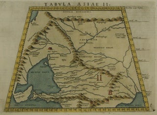 Item #M7272 Tabula Asiae II / [verso:] Del l'Asia, Tavola seconda antica. Ptolemy, Girolamo Ruscelli