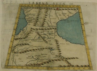 Item #M7273 Tabula Asiae III / [verso:] Del l'Asia; Tavola Terza. Ptolemy, Girolamo Ruscelli