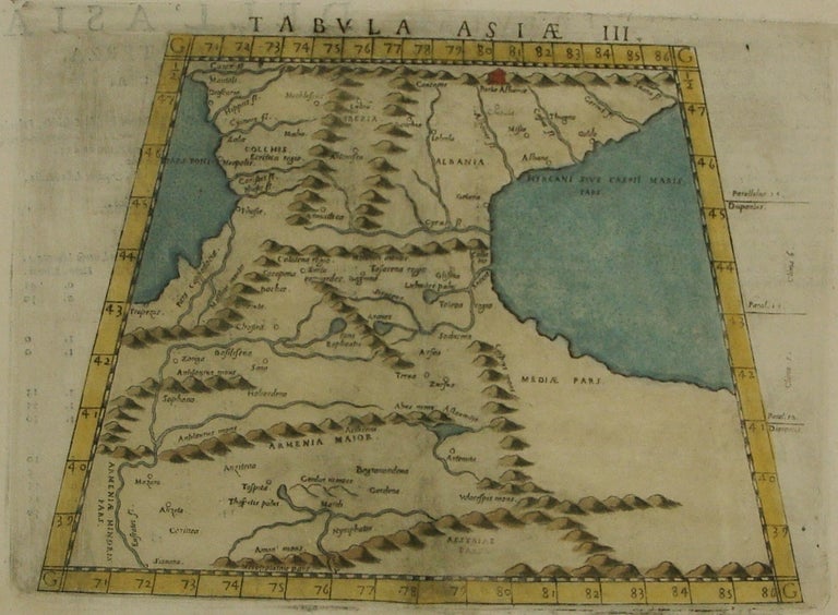 Item #M7273 Tabula Asiae III / [verso:] Del l'Asia; Tavola Terza. Ptolemy, Girolamo Ruscelli.