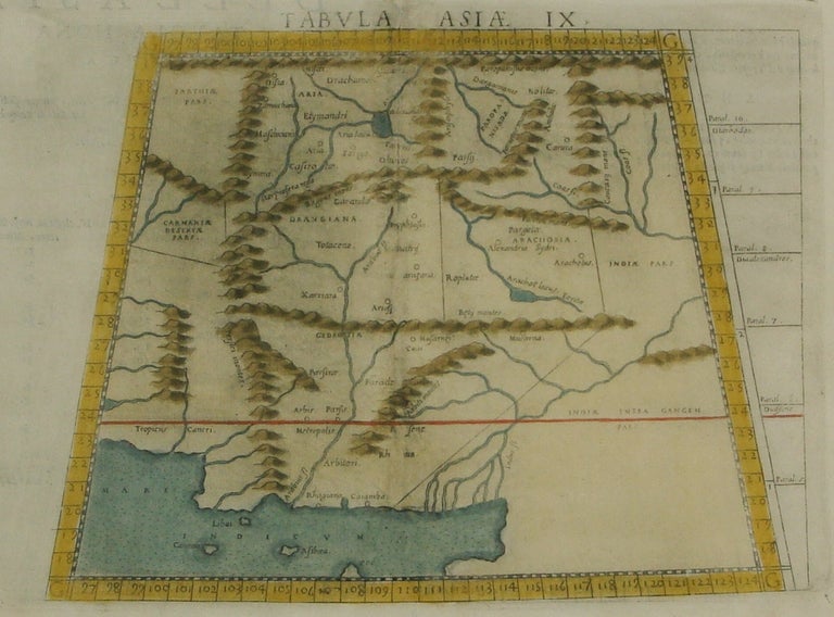 Item #M7278 Tabula Asiae IX / Dell'Asia, tavola nona. Ptolemy, Girolamo Ruscelli.