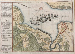Item #M7337 Quebec, Ville de l'Amerique Septentrionale dans la Nouvelle France avec Titre...