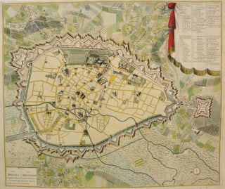 Item #M7357 (Stolen)Plan van Brussel Hooststadt van Brabant en van de Geheele Oosten-Rykse...