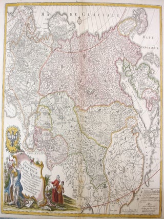 Item #M7424 Spatiosissimum Russiae Magnae juxta recentissimas Observationes Mappa Geographica...